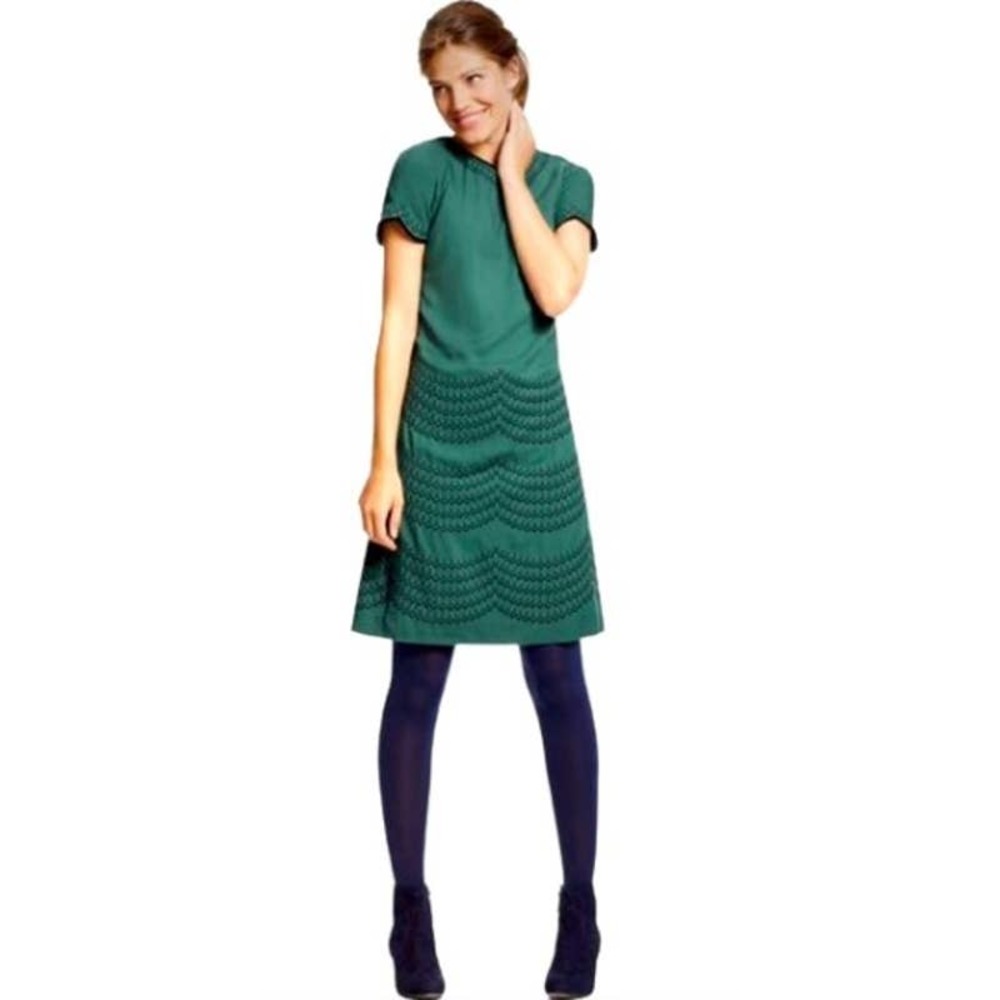 BODEN cerise embroidered seville dress